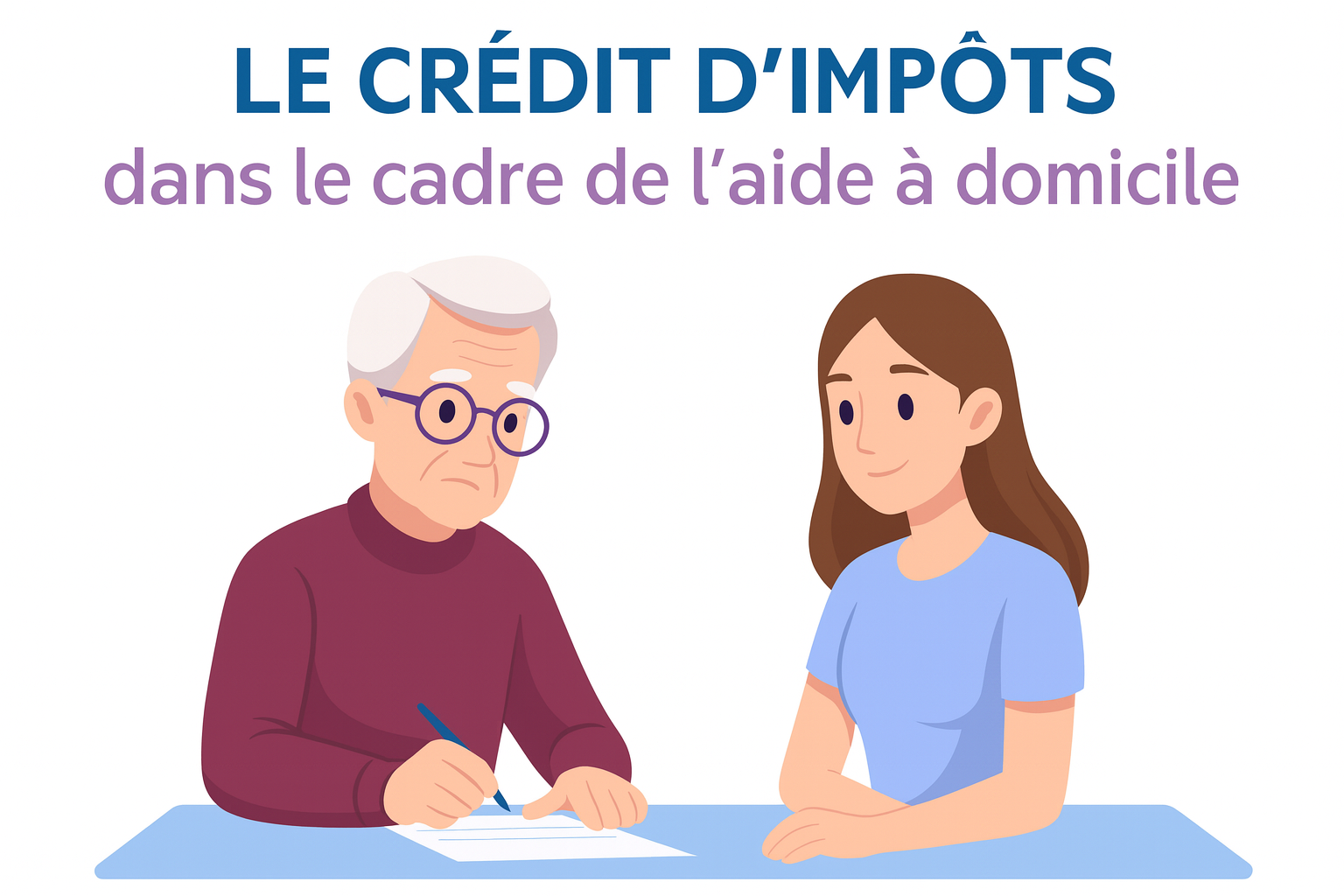 Le crédit d'impôts dans le cadre de l'aide à domicile